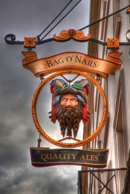 Bag O' Nails  pub sign