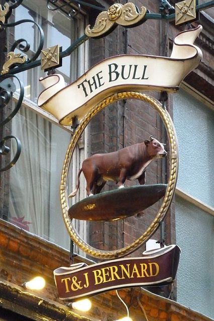 The Bull Pub Sign