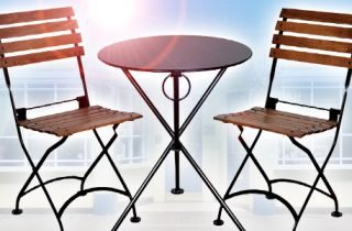 pub tables and chairs